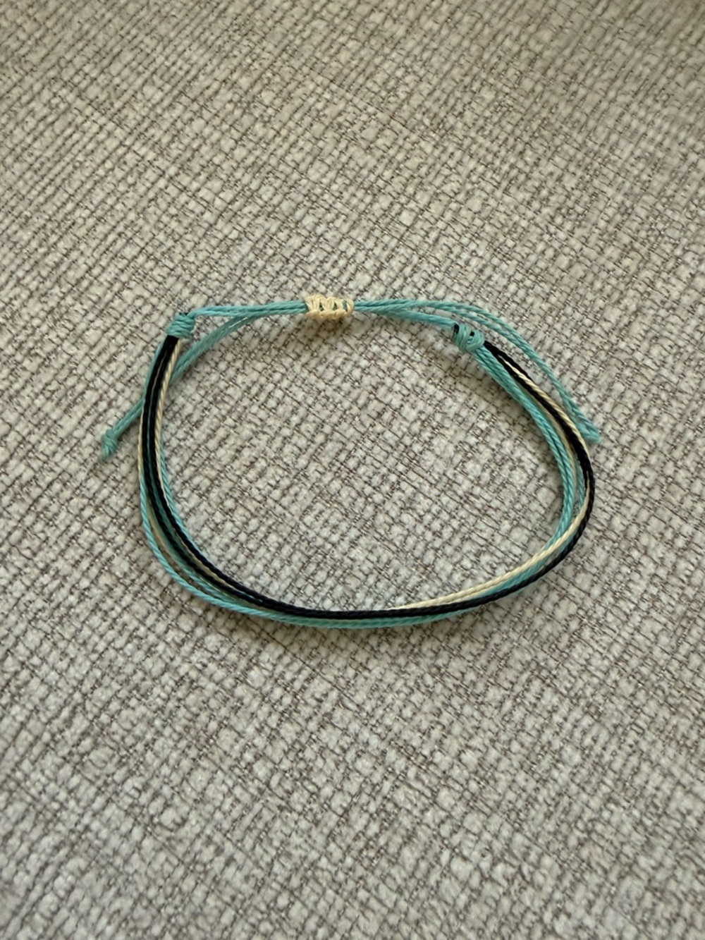 Pura Vida Teal, Black & Cream Multi-Strand Bracelet